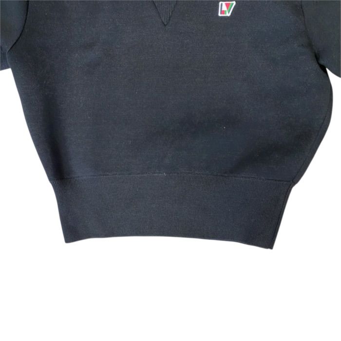 Louis Vuitton Knit Sweater LV Logo Silk Black — view 7