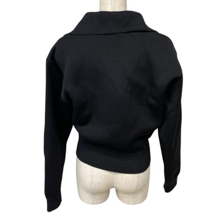 Louis Vuitton Knit Sweater LV Logo Silk Black — view 3