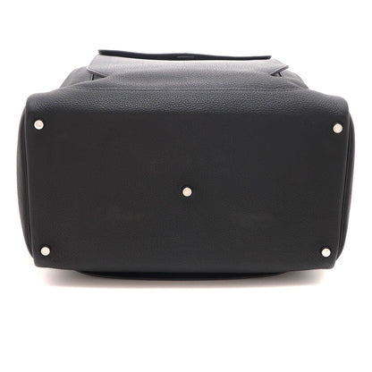 Hermes Warago Cabin 35 Boston Bag Togo Black Silver — view 3