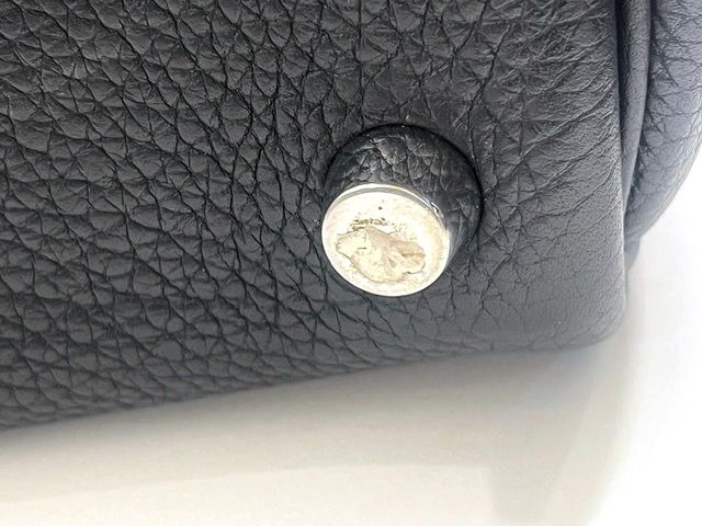 Hermes Warago Cabin 35 Boston Bag Togo Black Silver — view 7