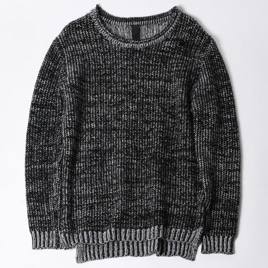Chrome Hearts Y NOT Sleeve Star Patch Cashmere Knit Sweater Gray Black
