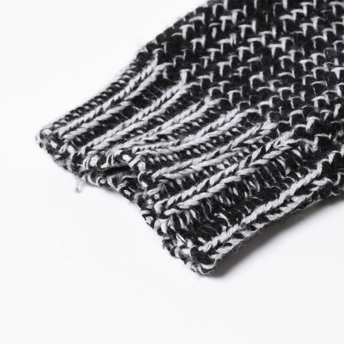 Chrome Hearts Y NOT Sleeve Star Patch Cashmere Knit Sweater Gray Black — view 7