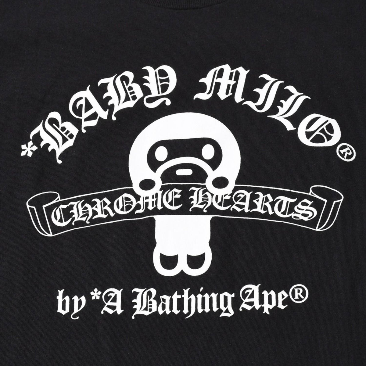 Chrome Hearts A Bathing Ape Short Sleeve T-Shirt Black S — view 5