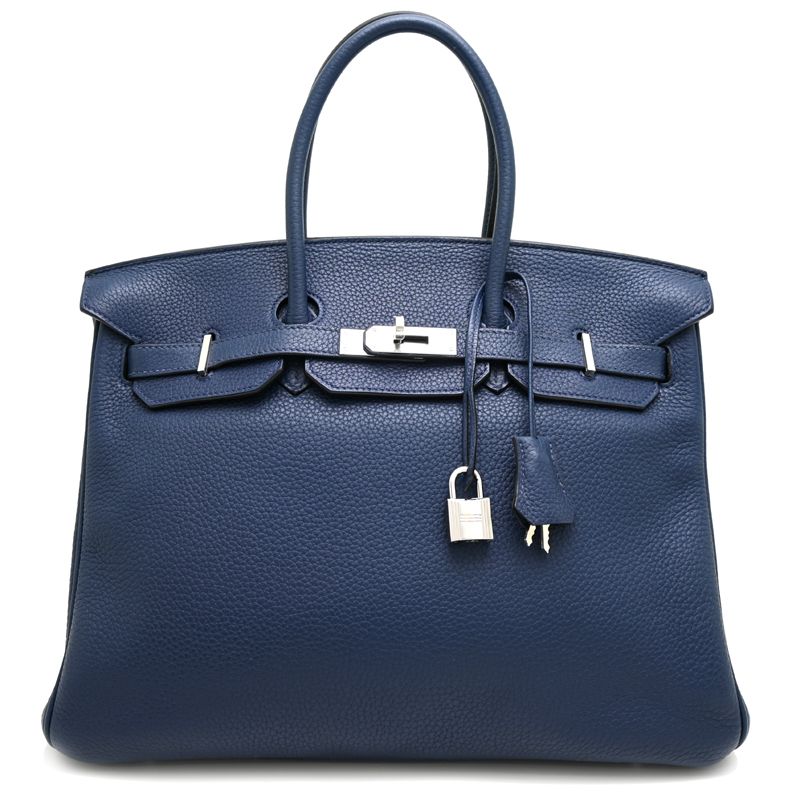 Hermes Handbag Navy