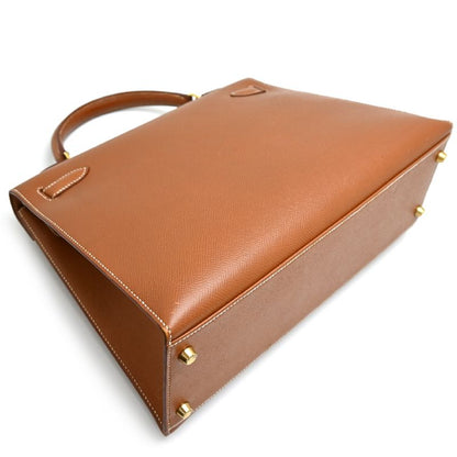 Hermes Handbag Gold — view 4