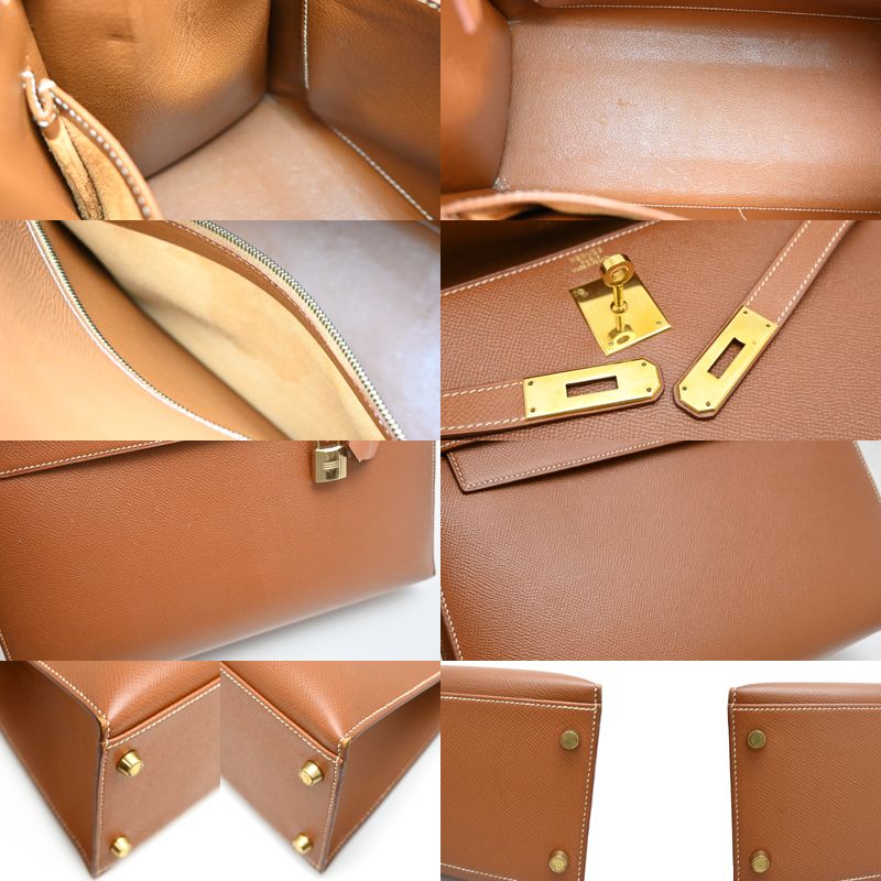 Hermes Handbag Gold — view 7