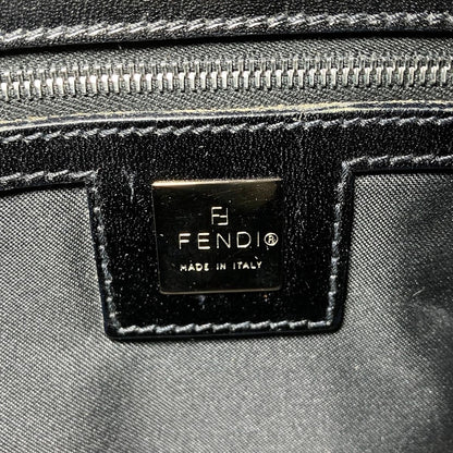 Fendi Zucca Handbag Nylon Leather — view 4