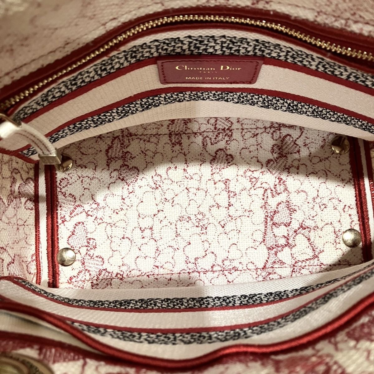 Dior les Didi Light Medium Lady Handbag Canvas — view 6