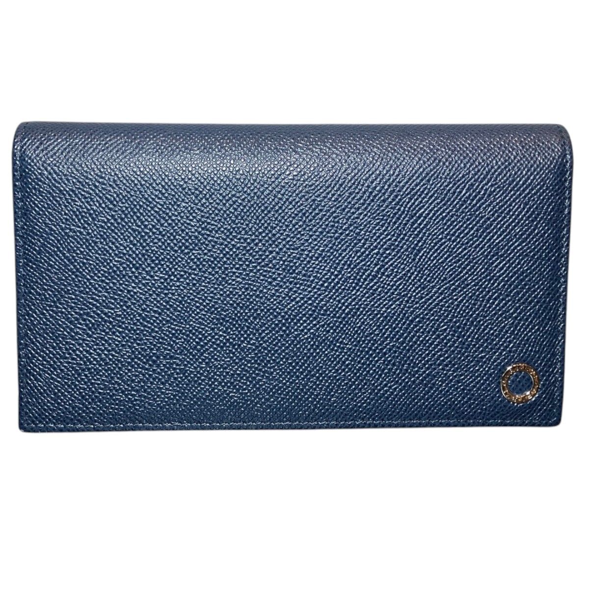 Bvlgari Man Flap Wallet Bifold Leather