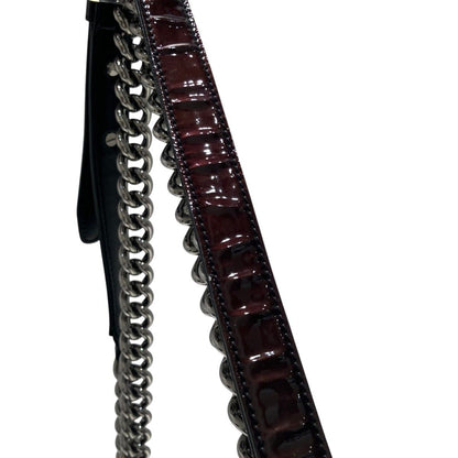 Chanel Boy Flap Shoulder Bag Patent Leather — view 7