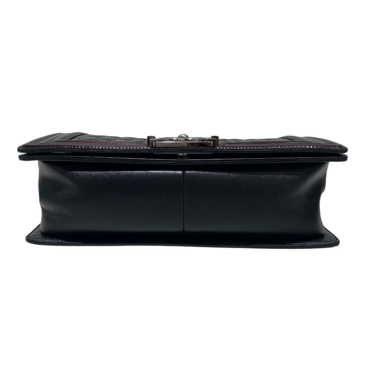 Chanel Boy Flap Shoulder Bag Patent Leather — view 3