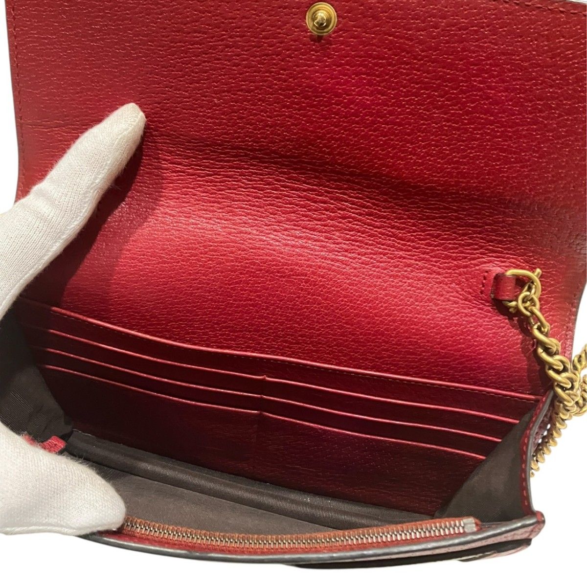 Gucci Queen Margaret Bee GG Supreme Shoulder Bag — view 5