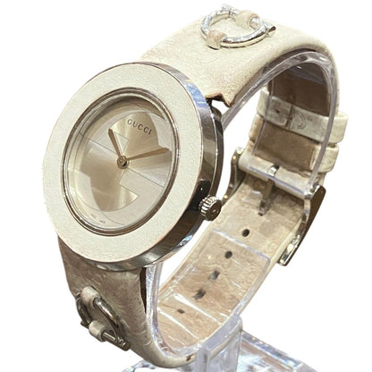 Gucci Uplay Watch SS Quartz Silver Dial 129.4 — view 2