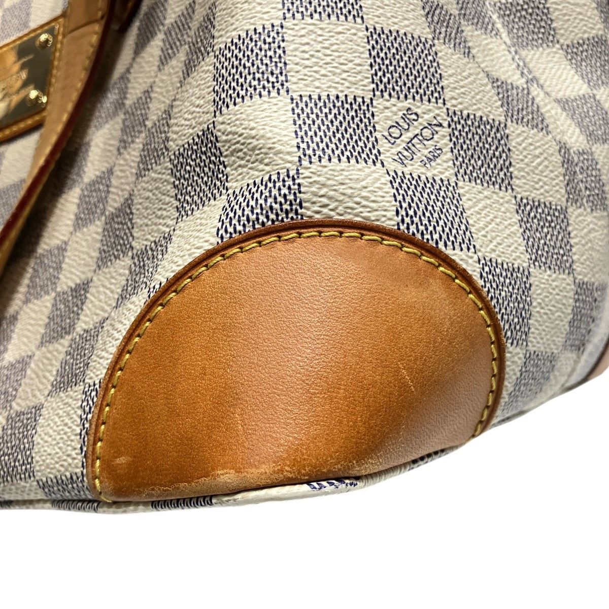 Louis Vuitton Hampstead PM Damier Azur Shoulder Bag Canvas — view 8