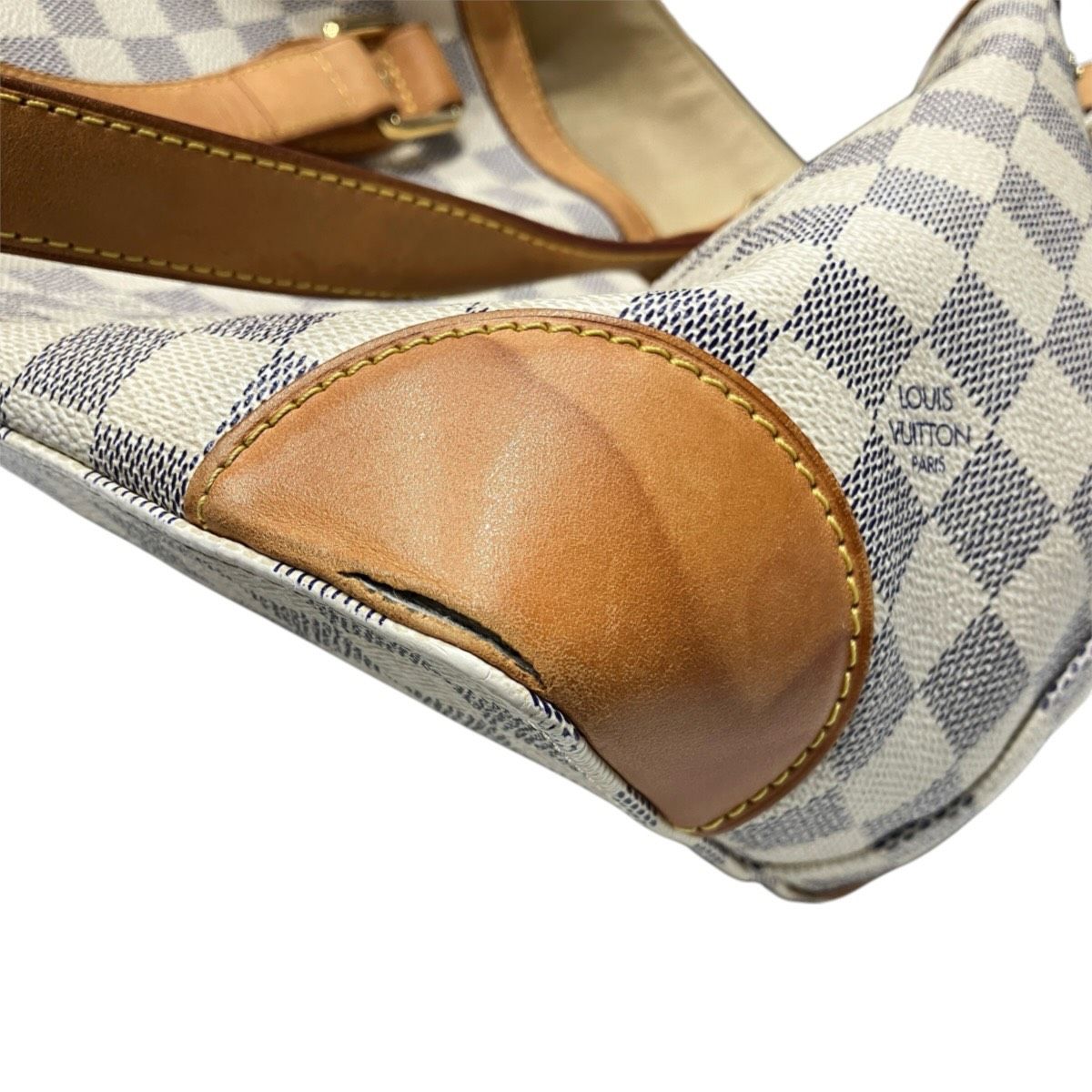 Louis Vuitton Hampstead PM Damier Azur Shoulder Bag Canvas — view 6