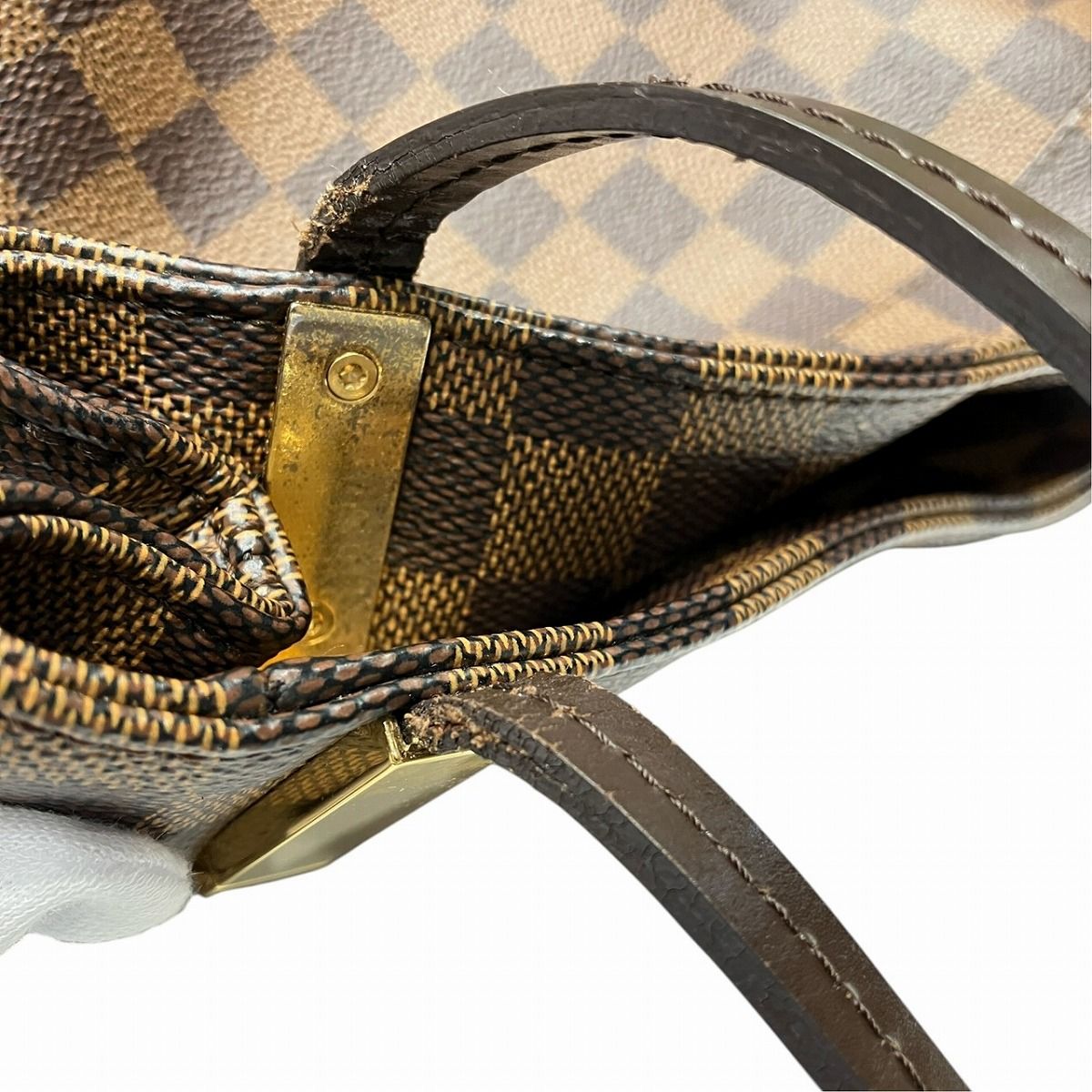 Louis Vuitton Marybone PM Damier Ebene Tote Bag Canvas — view 8