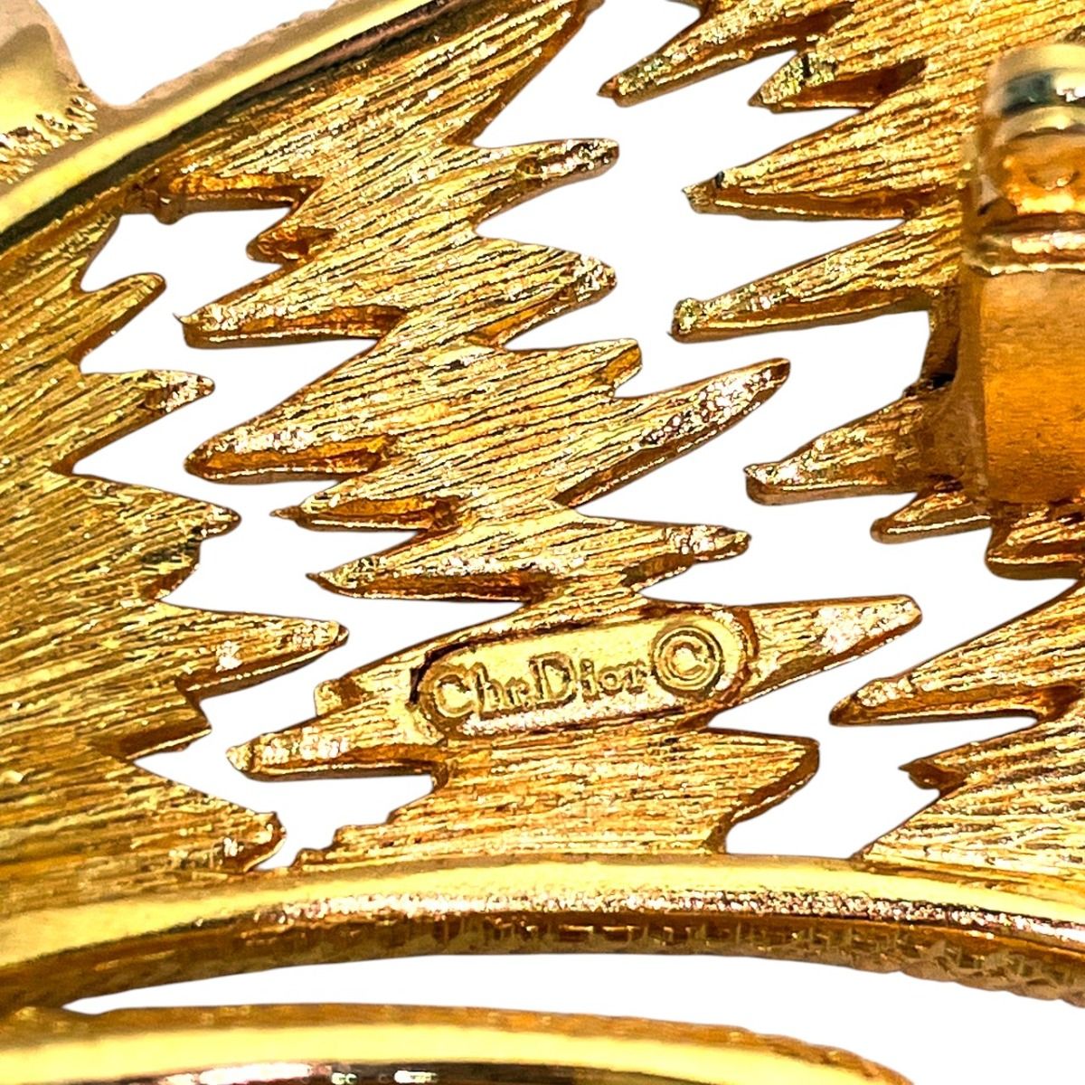 Dior Butterfly Motif Brooch Metal — view 2