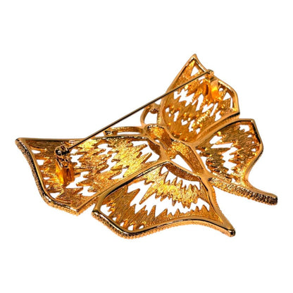 Dior Butterfly Motif Brooch Metal — view 5