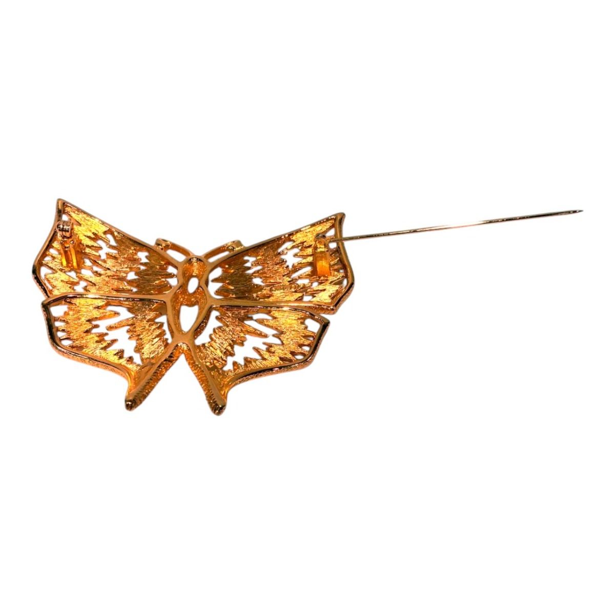 Dior Butterfly Motif Brooch Metal — view 7