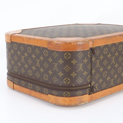 Louis Vuitton Monogram Stratos 50 Leather Trunk Hard Case Boston Bag — view 5