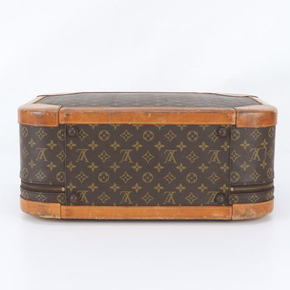 Louis Vuitton Monogram Stratos 50 Leather Trunk Hard Case Boston Bag — view 6