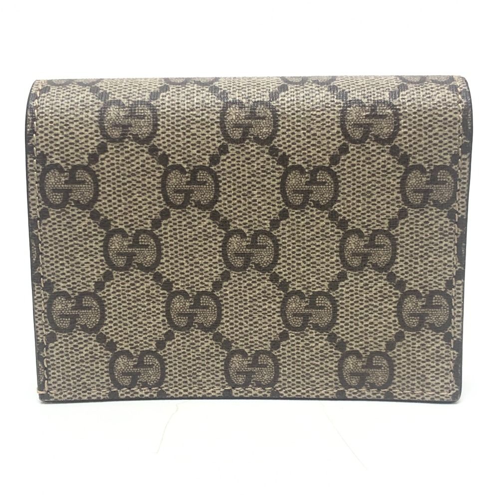 Gucci Bifold Wallet Bananya Collaboration GG Supreme Canvas Brown — view 2