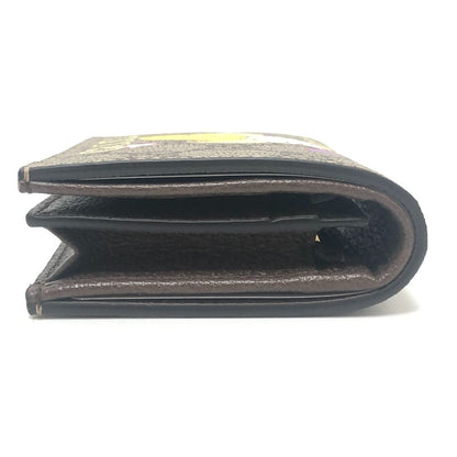 Gucci Bifold Wallet Bananya Collaboration GG Supreme Canvas Brown — view 4