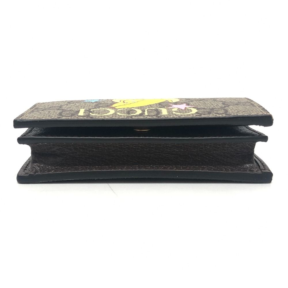 Gucci Bifold Wallet Bananya Collaboration GG Supreme Canvas Brown — view 5