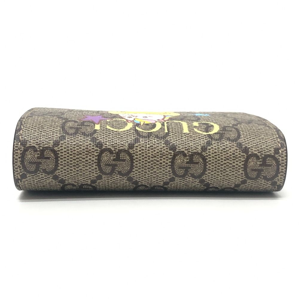 Gucci Bifold Wallet Bananya Collaboration GG Supreme Canvas Brown — view 6