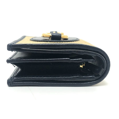 Gucci Bifold Wallet Horsebit Canvas Leather Brown — view 4