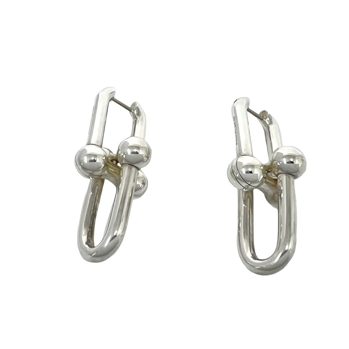 Tiffany & Co HardWear Extra Large Link Earrings 925 Sterling Silver — view 6