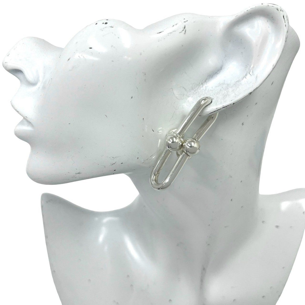 Tiffany & Co HardWear Extra Large Link Earrings 925 Sterling Silver — view 2