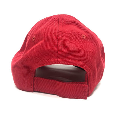 Balenciaga Cap Logo Embroidery Gym Wear Cap Cotton Red Hat — view 5