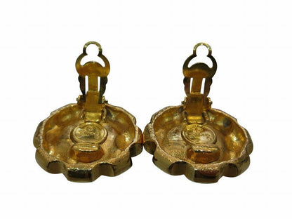 Chanel Vintage Earrings Gripoix Green — view 5