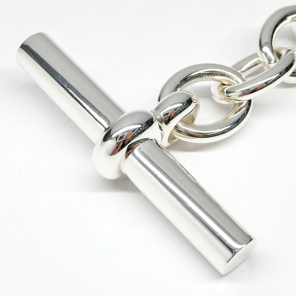 Hermes Bracelet Chaine D'ancre 17 Silver GM — view 2