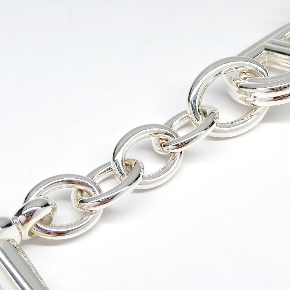 Hermes Bracelet Chaine D'ancre 17 Silver GM — view 3