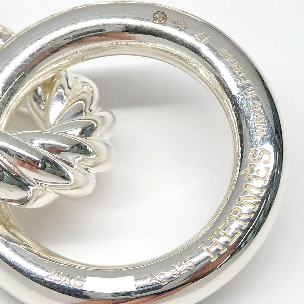 Hermes Bracelet Chaine D'ancre 17 Silver GM — view 6