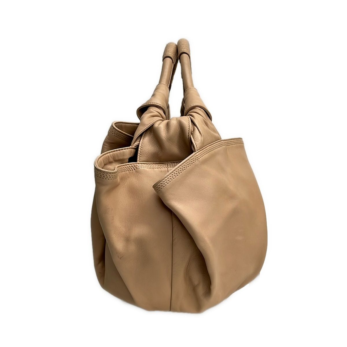 Loewe Handbag Nappa Eye les Beiges Leather — view 2