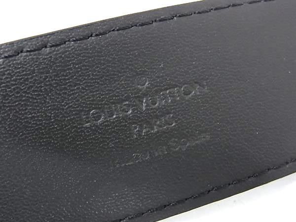 Louis Vuitton Belt Taiga Ceinture Pont Neuf Ardoise Silver — view 4