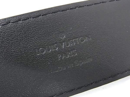 Louis Vuitton Belt Taiga Ceinture Pont Neuf Ardoise Silver — view 4