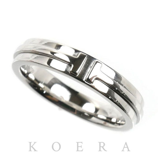 Tiffany & Co 18k White Gold T Narrow Ring