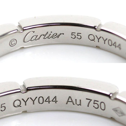 Cartier 18k White Gold Maillon Panthere Ring — view 5