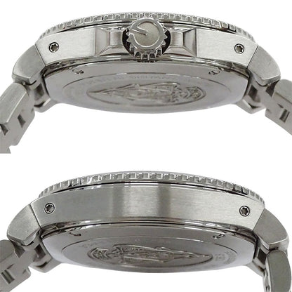 Gucci Clock Dive Date Quartz Stainless SS 136.3 Silver Black Watch — view 3