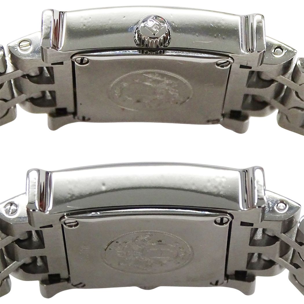 Hermes Watch H Mini Pink Shell Quartz Stainless Steel Silver — view 3