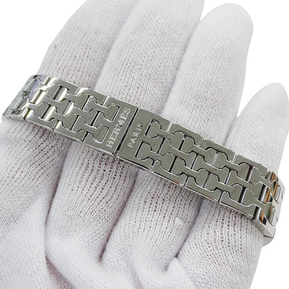 Hermes Watch H Mini Pink Shell Quartz Stainless Steel Silver — view 6