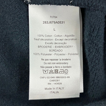 Dior Homme Cactus Jack Travis Scott Sweatshirt Black Navy Spring Summer Fall L — view 7
