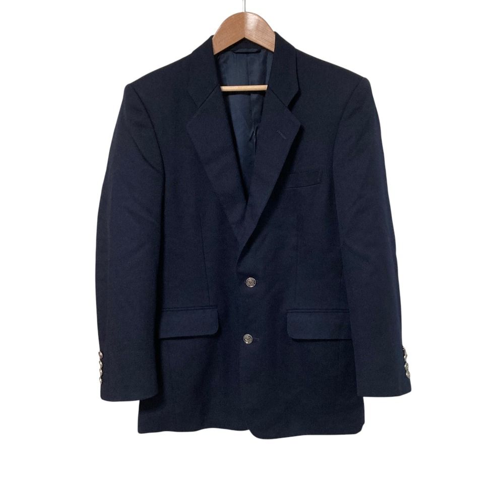 Dior Monsieur Logo Silver Button Wool Tailored Jacket Navy Blue Spring Summer