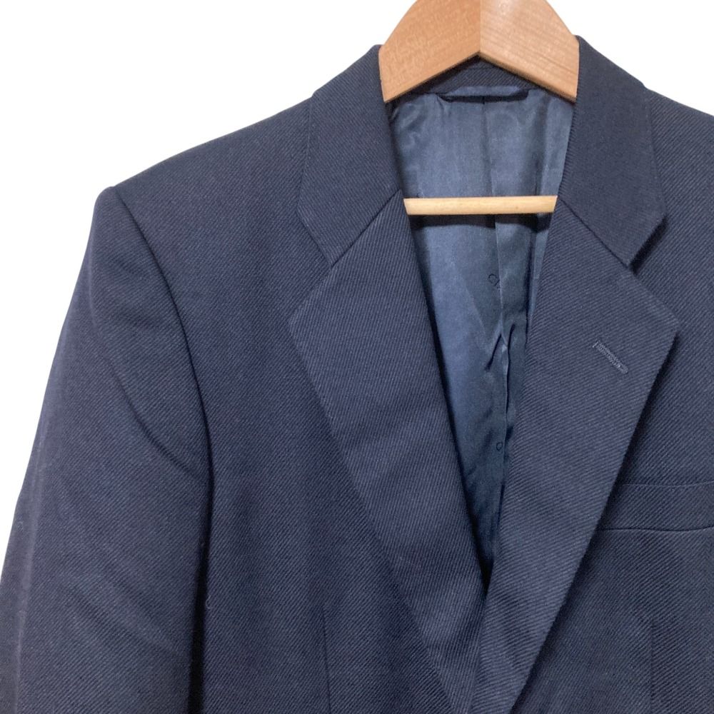 Dior Monsieur Logo Silver Button Wool Tailored Jacket Navy Blue Spring Summer — view 3