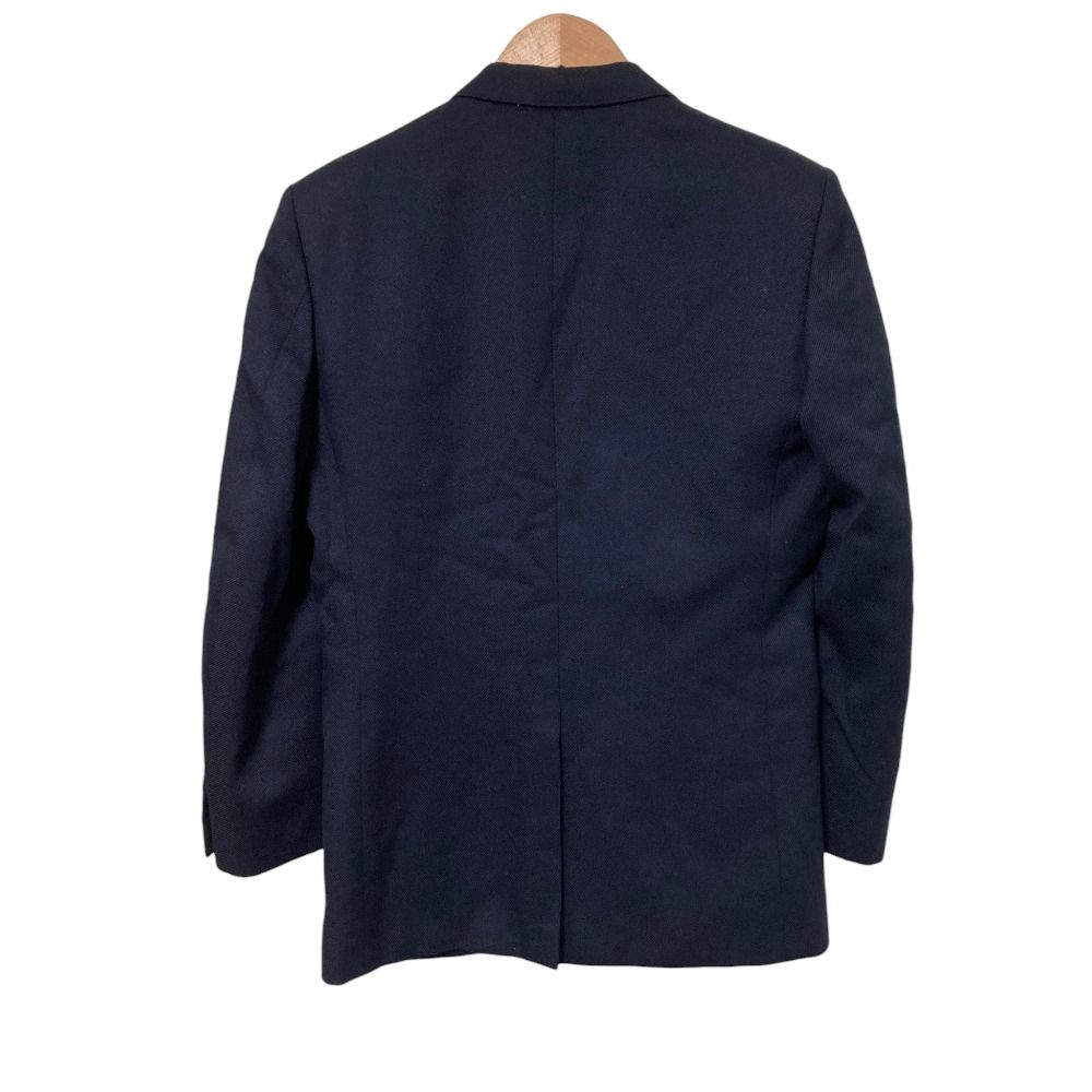 Dior Monsieur Logo Silver Button Wool Tailored Jacket Navy Blue Spring Summer — view 2