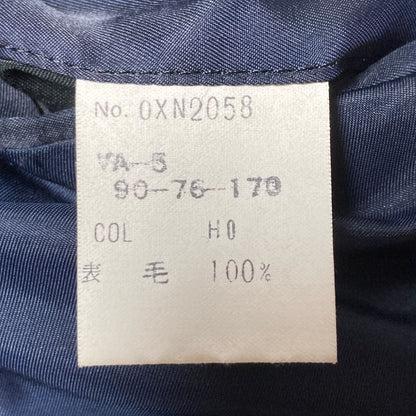 Dior Monsieur Logo Silver Button Wool Tailored Jacket Navy Blue Spring Summer — view 7
